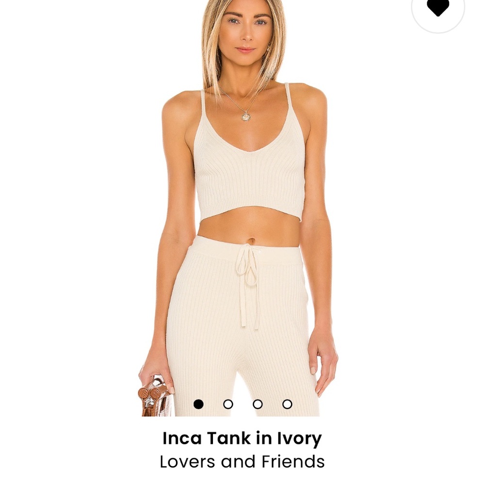 Lovers and friends Inca Tank in Ivory
Size xxs